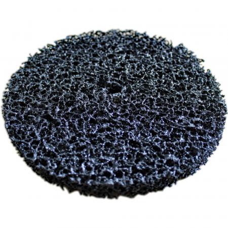 Coarse fleece disc BLACK CUT